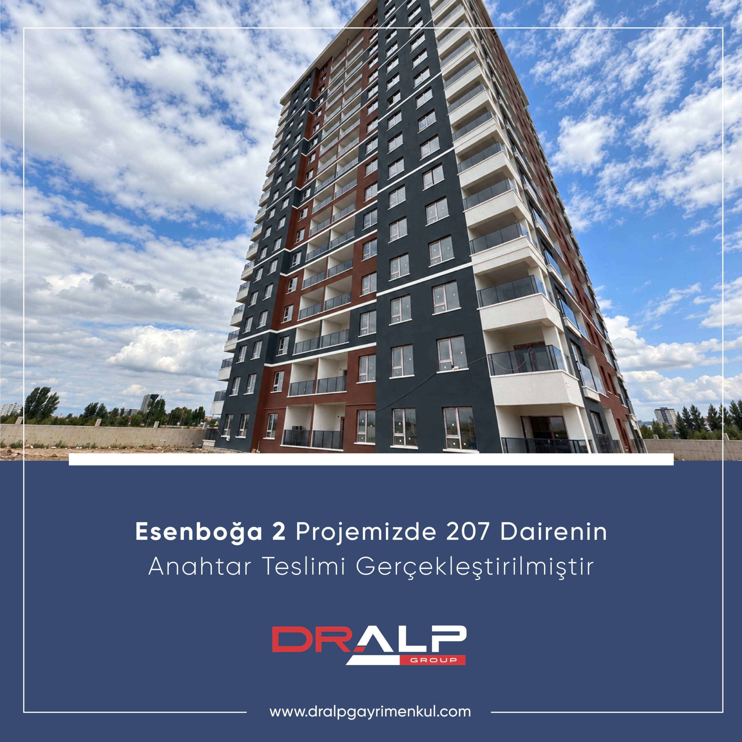 Esenboğa 2 Projemizde 207 Dairenin Anahtar Teslimi Gerçekleştirilmiştir.
Yeni ev sahiplerimize hayırlı olmasını dileriz.
.
.
#Dralpgroup #Esenboga2 #Anahtarteslim #Ankara